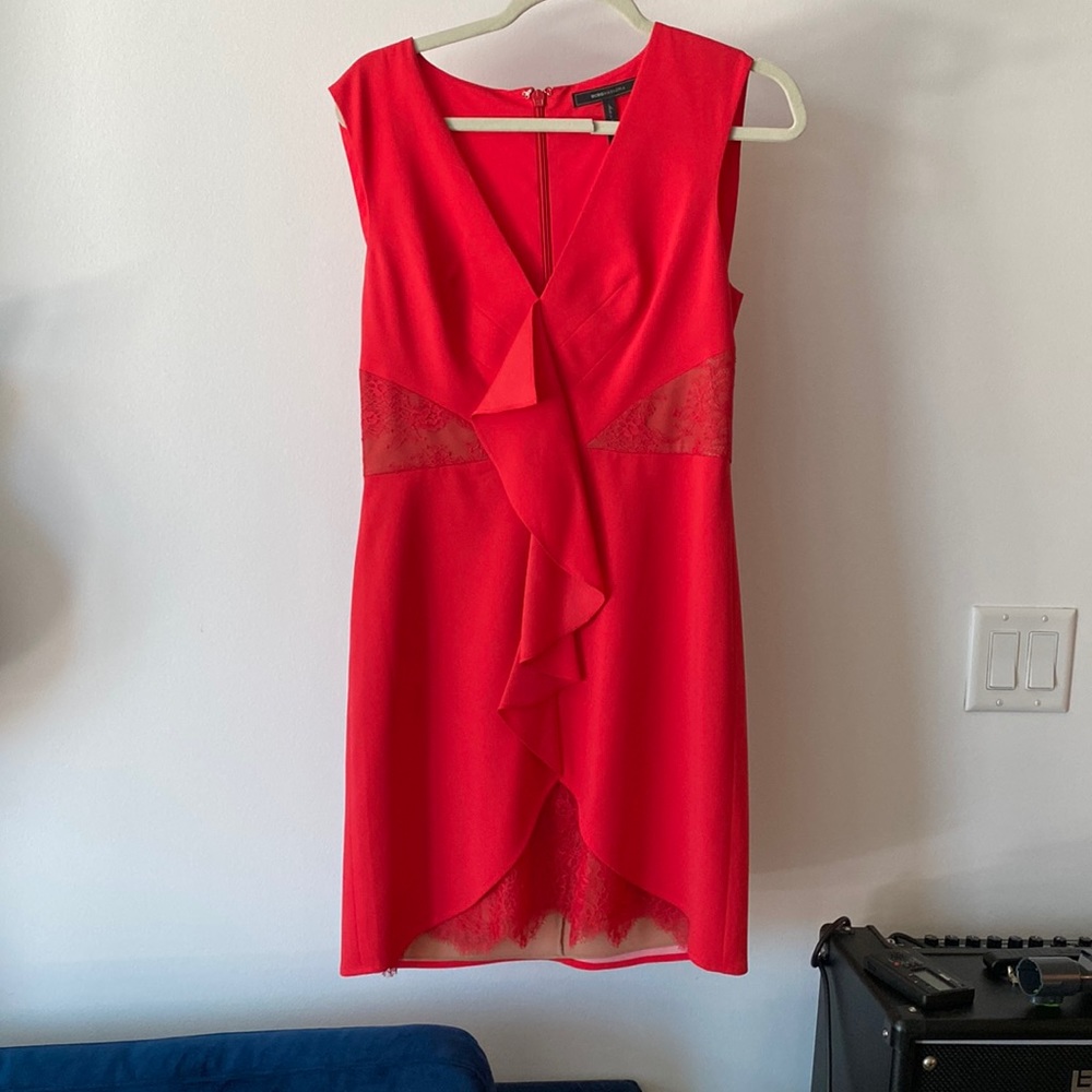 Red bcbg maxima dress